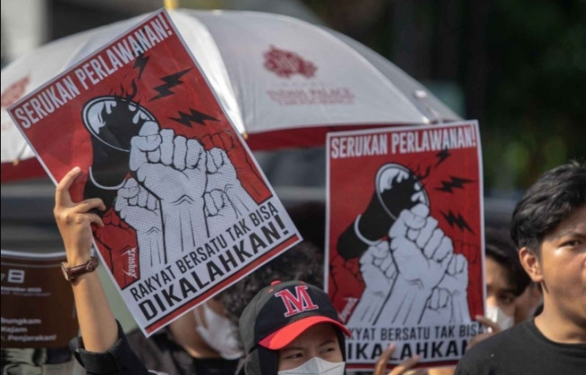 Ilustrasi aksi demo di Jakarta akhir Agustus 2025 kemarin. [Instagram]